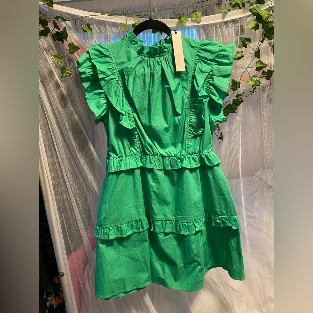 NWT PINCH boutique summer ruffles dress